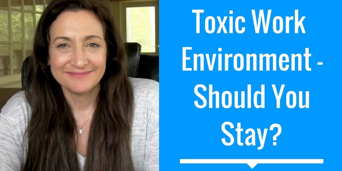 Should You Stay At A Company With A Toxic Work Environment? - Work It Daily