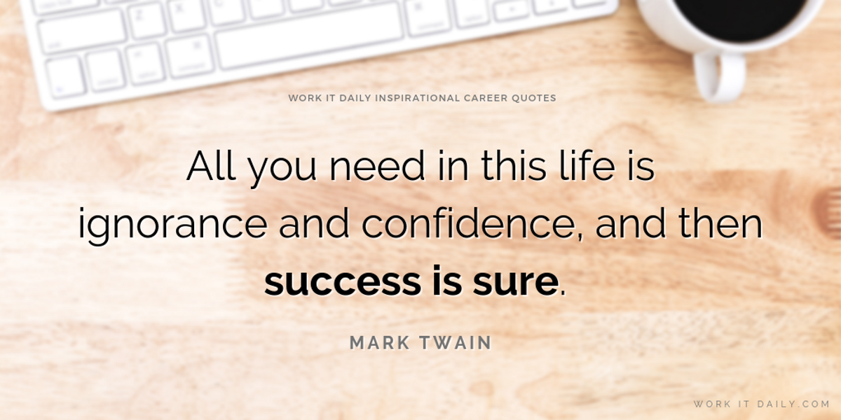 mark twain quotes on success